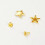 Μεταλλικά καρφιά Star Rivets 0,47x0,43 ίντσες 200 σετ πολύχρωμων συνδετήρων 5