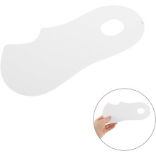 100 Stück Kartonformen für Socken, Socken-Einzelhandelsverpackungskarten, Slip-Design-Kartonorganizer, weiße Einlagen