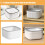 2pcs Mini Desktop Trash Can Set, Compact Shape Pp Waste Storage Bucket below 4l Capacity 6