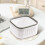 2pcs Mini Desktop Trash Can Set, Compact Shape Pp Waste Storage Bucket below 4l Capacity 7