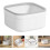 2pcs Mini Desktop Trash Can Set, Compact Shape Pp Waste Storage Bucket below 4l Capacity 8