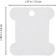 200 Stück Stickgarnspulen, Papierkarten, DIY-Kreuzstich-Garnwickelbretter, Nähorganizer