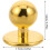 100 botones medianos de plástico para uniformes de chef. 2