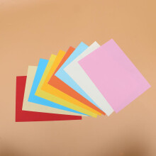 100 Blatt A4 Kopierpapier, 80 g/m², sortiert in 10 Farben, bedruckbar, faltbar, farbiges Papier zum Selberbasteln