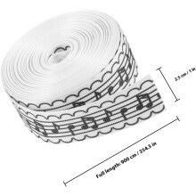 2 rotoli di nastro per lavori creativi, nastro multifunzionale per regali, poliestere resistente all'usura, colori assortiti, design creativo