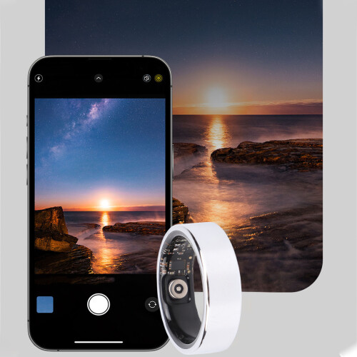 Smart-Ring #7 18 mAh IP68 17,4 mm Innendurchmesser Silber