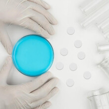 100 dischi filtranti per la coltivazione di funghi con membrana adesiva in PTFE