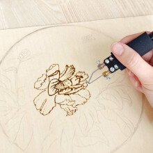 23 kpl pyrografialankaa, vaihtotarvikkeet, rautakärjet, musta, korkea impedanssi, ei helposti hapettuva