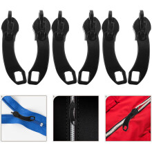 24pcs Explosão Zipper Cabeça Double-Layer Zip Tabs para reparo de bagagem