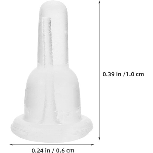 150pcs Silicone Earring Backs Stopper Secure Backings for Earring Studs Hooks Jewelry Making 1