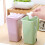 2pcs Desktop Garbage Container Mini Trash Can Compact Shape Pp Material Multifunctional Pen Holder 4