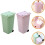 2pcs Desktop Garbage Container Mini Trash Can Compact Shape Pp Material Multifunctional Pen Holder 8