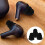 15pcs Black 3.8mm Silicone Earbud Covers Replacement Ear Tips Set Large, Medium 1