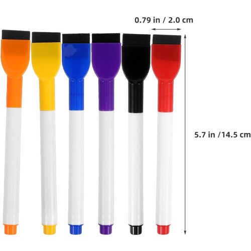24 bunte Whiteboard-Marker mit Pinselspitze, Tinte auf Wasserbasis 1