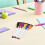 24 bunte Whiteboard-Marker mit Pinselspitze, Tinte auf Wasserbasis 5