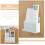 Lot de 2 boîtes de rangement réutilisables pour télécommandes, support mural pour manettes 1