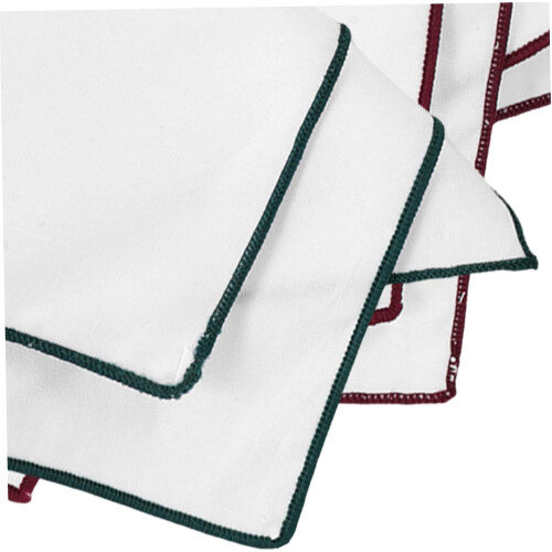 2pcs Elegant White Pocket Square Handkerchief for Men Classic Decorative Suit Accessory