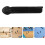 100Pcs Black Metal Zipper Pull Replacement for Luggage and Backpack, Detachable Double-Layer 8