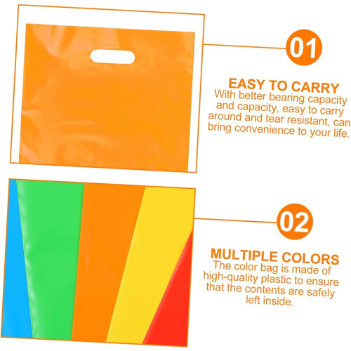 Sacos de compras extensíveis permeáveis ao ar flexíveis de 100pcs 2