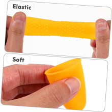 Sada 15 silikonových chráničů prstů, 5 velikostí a 5 barev, flexibilní chrániče prstů