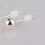 2000pcs Silicone Locking Earring Backs for Studs DIY Jewelry Making Kit Including Large Bullet 7