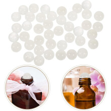 100 piezas de cuentas de cristal natural sin perforar para manualidades y fabricación de joyas.