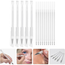 3 juegos de rotuladores para plantillas de tatuaje, bolígrafos, plantilla para cejas, herramienta de mapeo, herramienta de belleza