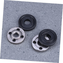12 Stück Winkel-Druckplatten-Flanschplatten für CNC-Bearbeitung, schwarz und silber, aus geeignetem Material