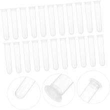 Plastic Round Bottom Laboratory Centrifuge Tubes 20ml 100 Pcs