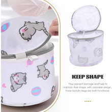 Lot de 2 sacs à linge en filet, sacs pour soutien-gorge, filet compact en polyester.