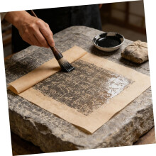 100 handgefertigte Reispapierblätter im alten Stil für Kalligrafieübungen und traditionelle Tuschemalerei