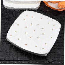 100 feuilles de papier sulfurisé antiadhésif pour friteuse à air chaud, accessoires de cuisine de qualité alimentaire