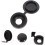 100pcs Black Screw Caps Covers Self-Tapping Hole Plug Decorative Hinged Screw Covers 7