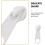 100pcs Nylon Zipper Head Pulls Metal Slider Replacement Detachable Repair Tabs 3