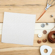 15 stuks witte 14ct kruissteekstof vierkantjes borduurstof voor doe-het-zelf handwerkprojecten
