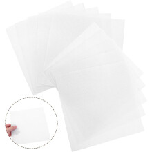 15 carrés de tissu blanc 14 ct pour broderie au point de croix, pour travaux d'aiguille et loisirs créatifs.