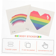 240 stuks Pride tijdelijke glitterstickers voor gezichten, voor jongens en meisjes, leuk voor feestjes.