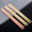 Vintage Brass Ruler Bookmark 15cm 2pcs Multi-Function Portable Straight Rulers 6