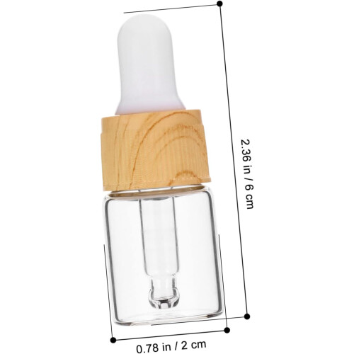 Garrafa de gota de vidro 16pcs para armazenamento de óleo essencial 2