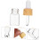 Garrafa de gota de vidro 16pcs para armazenamento de óleo essencial 6