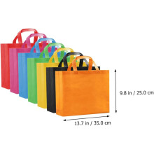 21 stuks non-woven boodschappentassen, draagbare opbergtassen voor het inpakken van kleding.