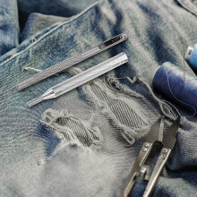 Kit di 11 pezzi per bottoni a pressione, rivetti e bottoni automatici, base per bottoni per lavori di cucito fai da te.