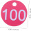 100pcs Plastic Number Tags for Organization Reusable Key Id Marking Hang Tags Dur 2