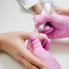 Juego de 10 brocas para taladro de uñas de acero de tungsteno con cabezales de pulido y limado para manicura.