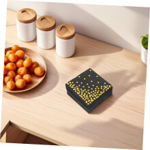 Luxuriöse, goldfolienverzierte Papierservietten in Weißgold für Badezimmer, ideal für Geburtstage, Hochzeiten und Partys – weich und elegant