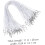 Cordon élastique barbelé, boucle extensible réglable avec extrémités métalliques, 150 pièces C 2