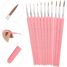 11-delige set fijne miniatuur penseeltjes voor acryl- en olieverf