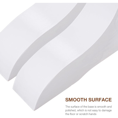 2pcs Folding Room Divider Feet Folding Screen Panel Base Solid Wood Stable Support Smooth Surface 2