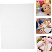 20 szt. jednorazowych mat na stół do manicure, biała, wodoodporna, olejoodporna folia kompozytowa z pulpy drzewnej