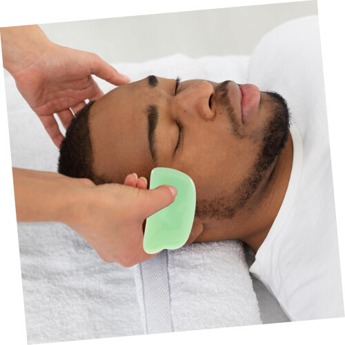 2 Stück Gua-Sha-Gesichtsmassagegerät mit glatten Kanten und Schabebrettern 1